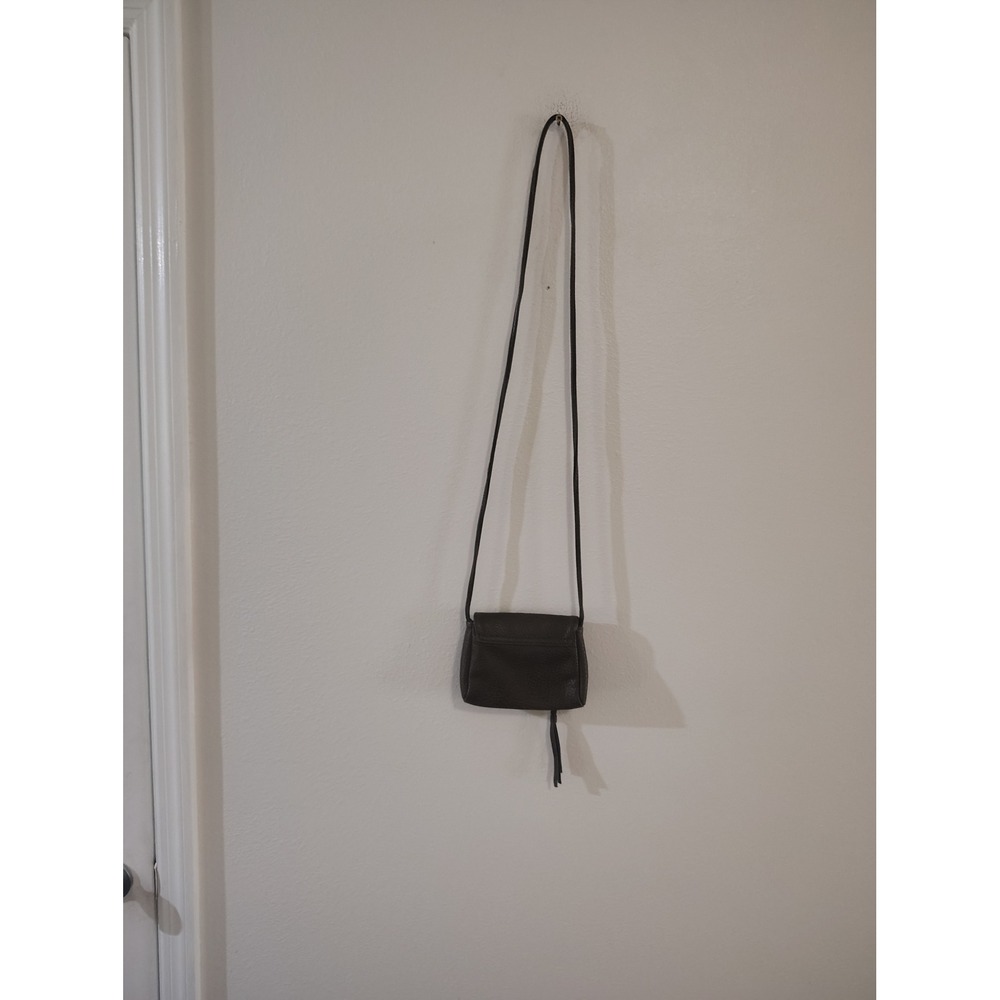 Mossimo Supply Co Womens‎ Olive Green Pebbled Faux Leather Crossbody Mini Bag